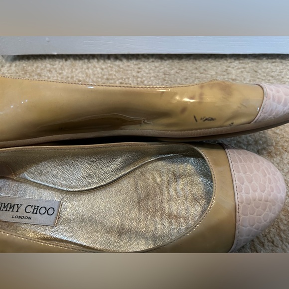 Jimmy Choo London flats - made in Italy - size EU40 - tan - Picture 6 of 10